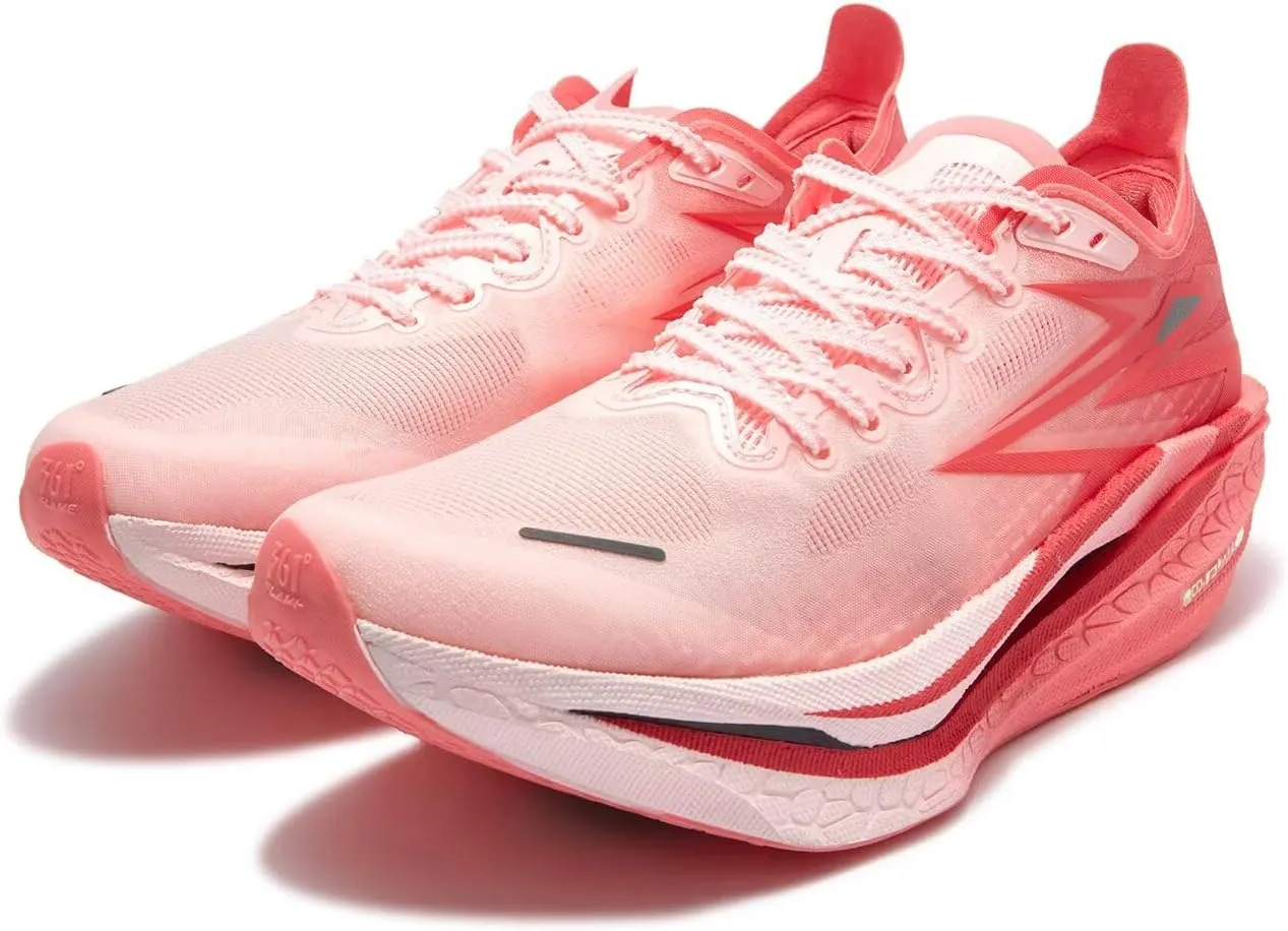 361° Flame 4.0 Running Shoes for Men Wide Foot Sneakers Lightweight,Breathable,Cushion,Carbon Plate Running Shoes for Professional Race,Marathon Training Shoes,Zapatillas para Hombres profesionales