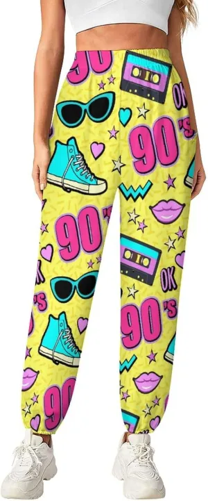 80s 90s Style Yoga Bloomers Womens Hippie Harem Pant Elephant Pants Elastic Gym Leggings Loose Casual Sweatpants