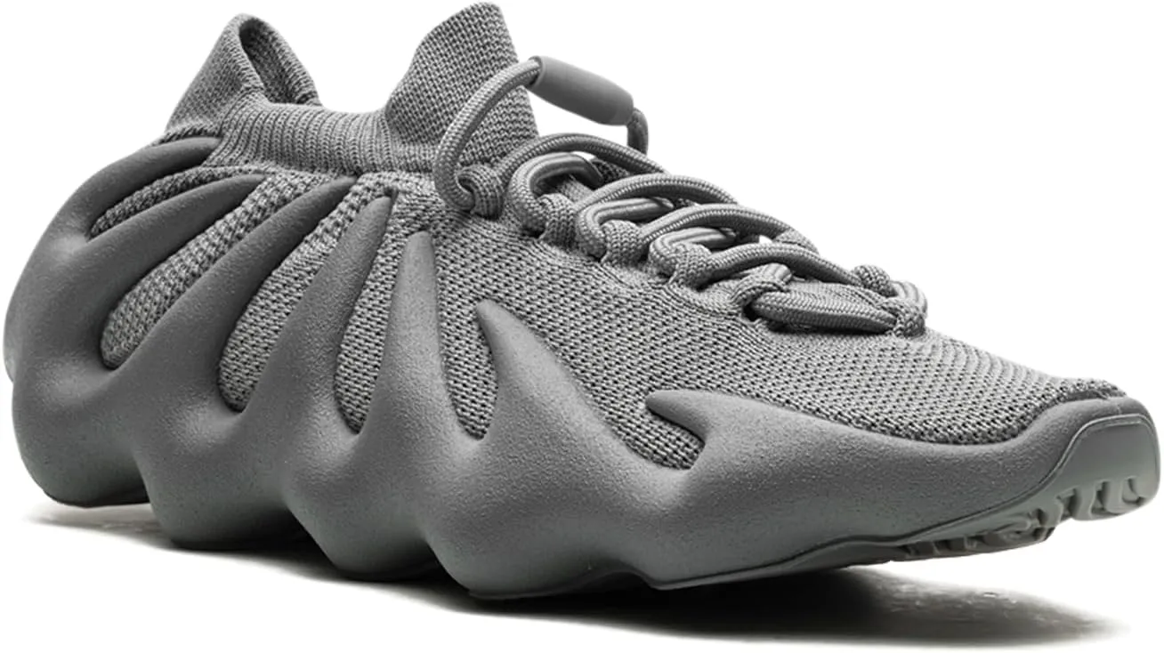 adidas Mens Yeezy 450 Lace Up Sneakers Shoes Casual - Grey