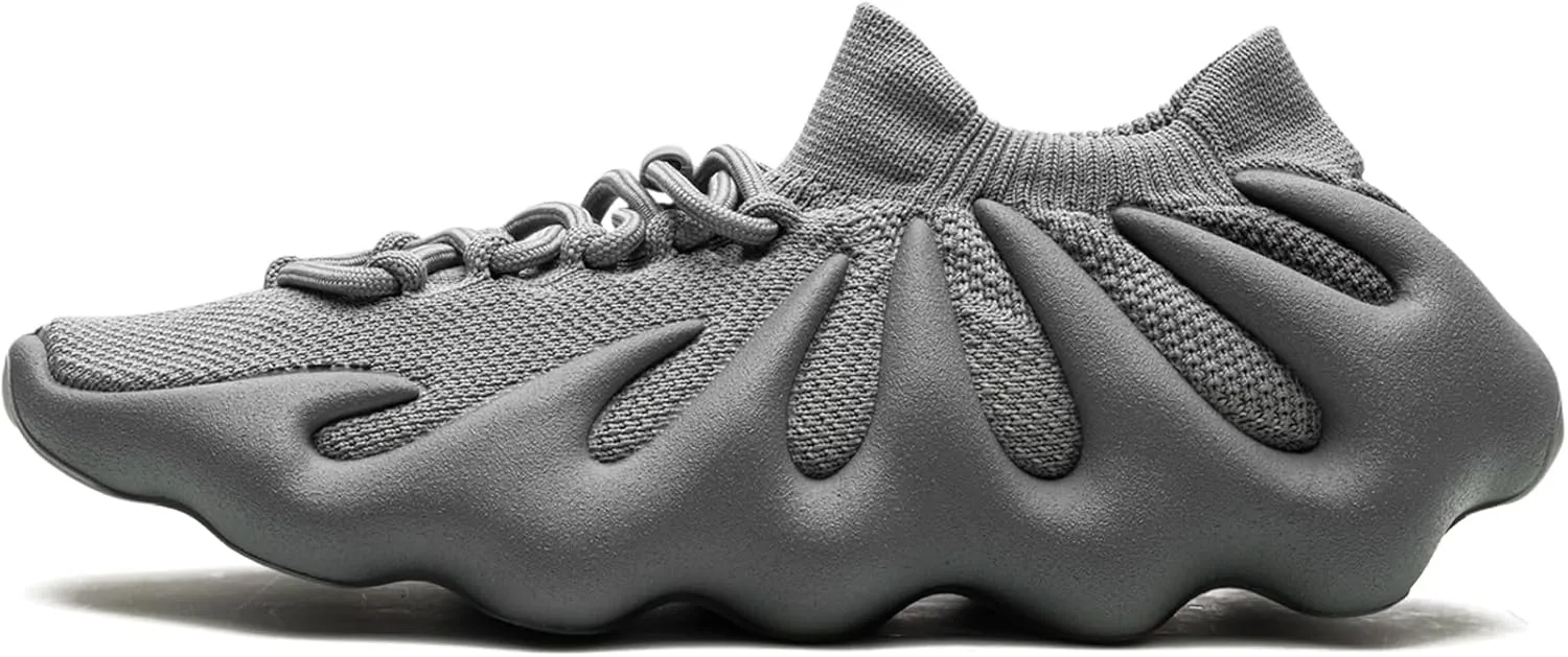 adidas Mens Yeezy 450 Lace Up Sneakers Shoes Casual - Grey