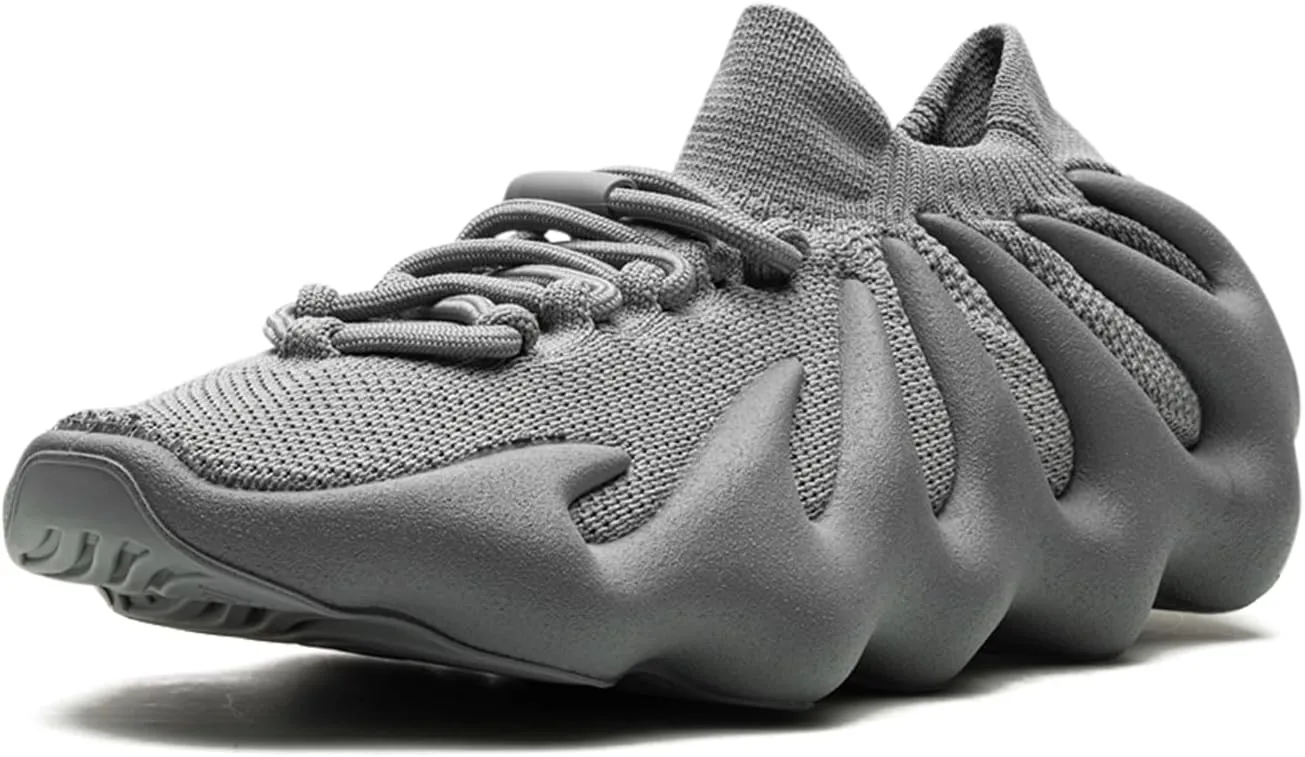 adidas Mens Yeezy 450 Lace Up Sneakers Shoes Casual - Grey