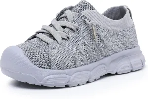 Ahannie Toddler Shoes Boys Girls Sneakers Kids Wide Toe Barefoot Slip-On Breathable Tennis Shoes(Toddler/Little Kid)