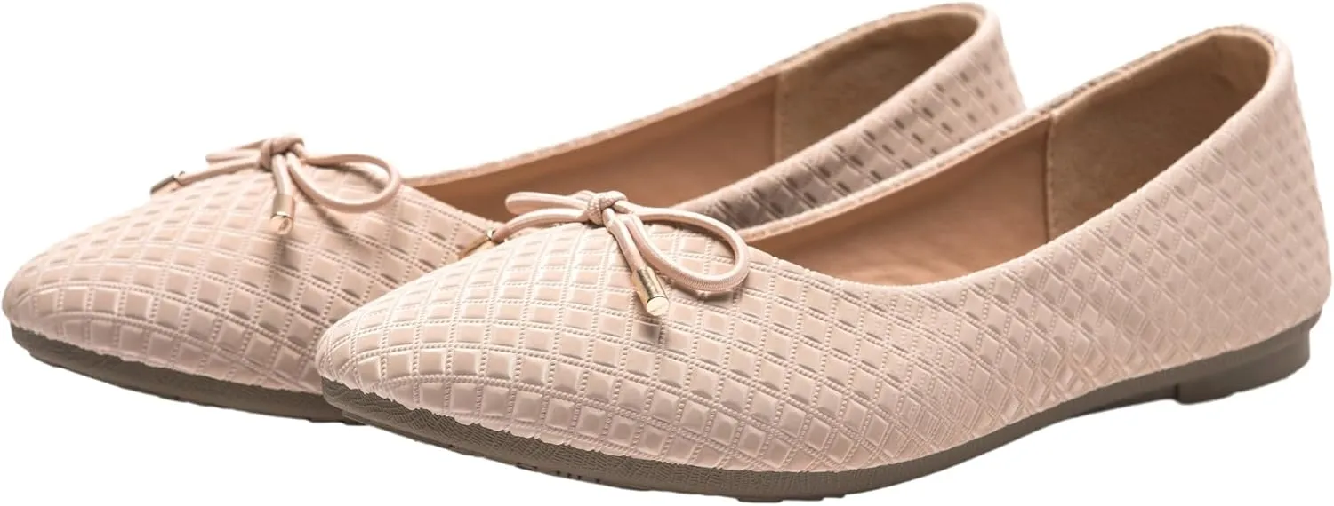 Alpine Swiss Claire Womens Ballet Flats Classic Round Toe Slip on Comfortable Flat Shoes