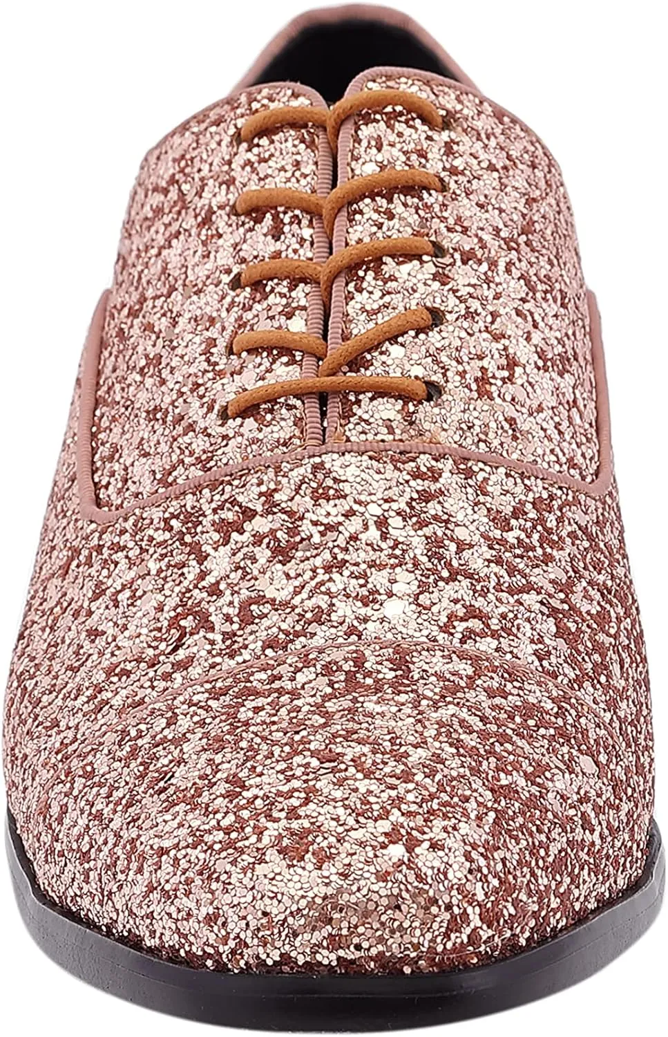 Amali Barnes Mens Dress Shoes Sparkly Glitter Encrusted Tuxedo Slip on Loafers for Men - The Original Smoking Men Dress Shoes Runs Large - GO 1/2 Size Down