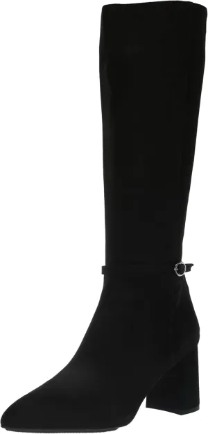 Anne Klein Womens BRENICE Pointed toe Zipper side closure Thigh-High Boots