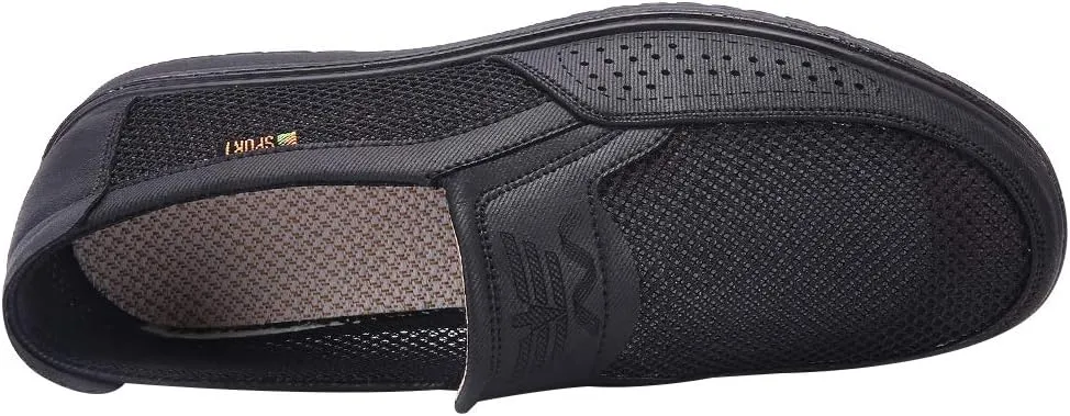 ANUFER Mens Summer Breathable Mesh Loafers Driving Shoes Lightweight Casual Sneakers