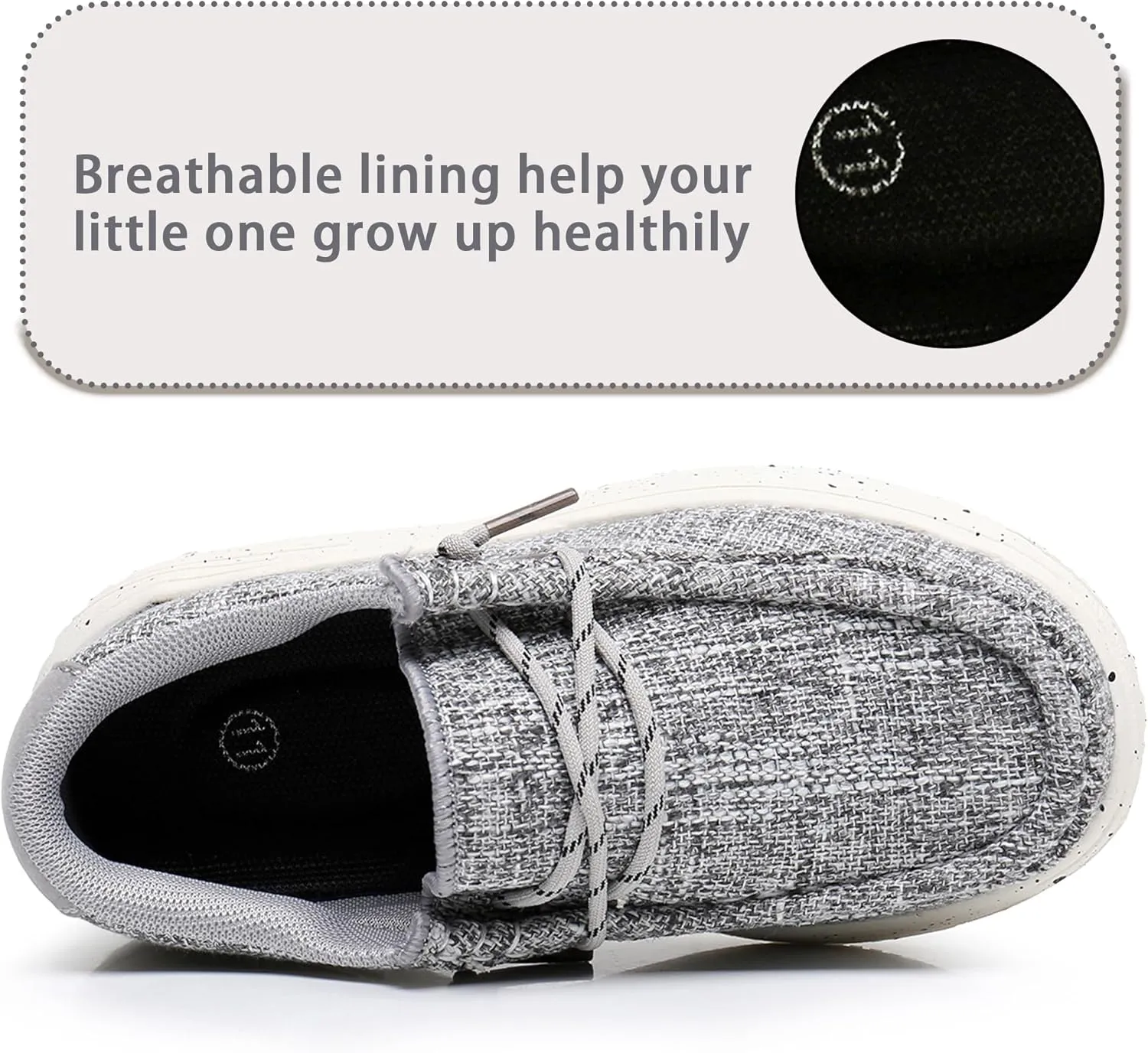 Apakowa Kids Boys Girls Loafers Slip-On Lightweight Comfortable Shoes (Toddler/Little Kid/Big Kid)