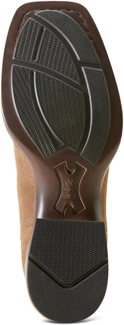 ARIAT Mens Booker Ultra Square Toe Chelsea Casual Boots Ankle - Brown