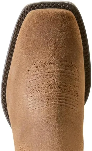 ARIAT Mens Booker Ultra Square Toe Chelsea Casual Boots Ankle - Brown