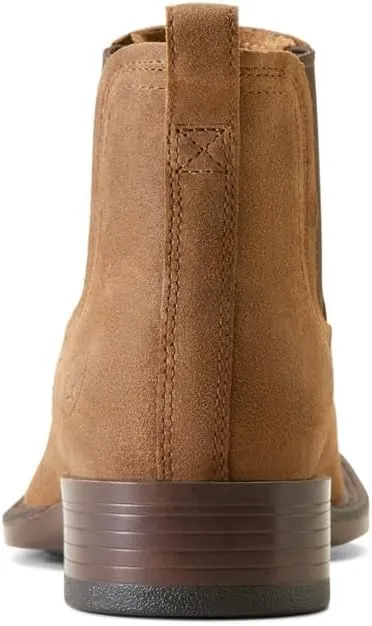 ARIAT Mens Booker Ultra Square Toe Chelsea Casual Boots Ankle - Brown