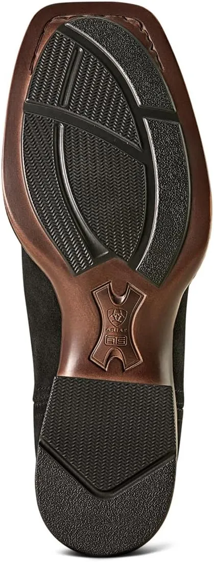 ARIAT Mens Booker Ultra Square Toe Chelsea Casual Boots Ankle - Brown