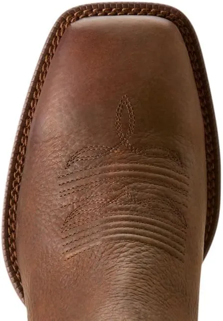 ARIAT Mens Booker Ultra Square Toe Chelsea Casual Boots Ankle - Brown