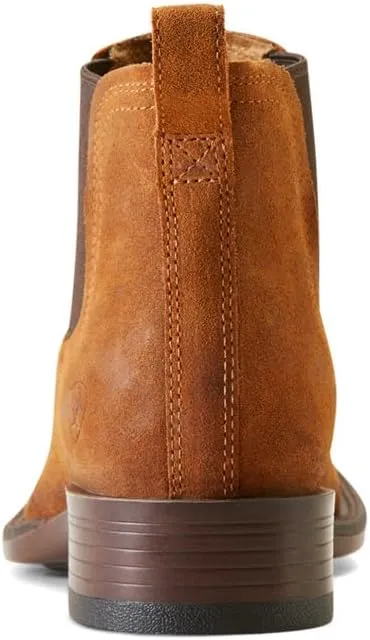 ARIAT Mens Booker Ultra Square Toe Chelsea Casual Boots Ankle - Brown