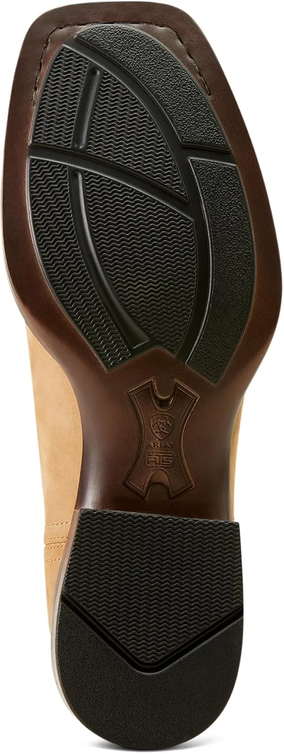 ARIAT Mens Booker Ultra Square Toe Chelsea Casual Boots Ankle - Brown