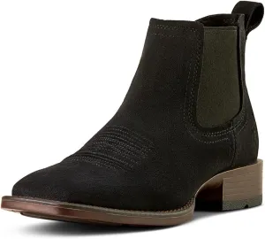 ARIAT Mens Booker Ultra Square Toe Chelsea Casual Boots Ankle - Brown