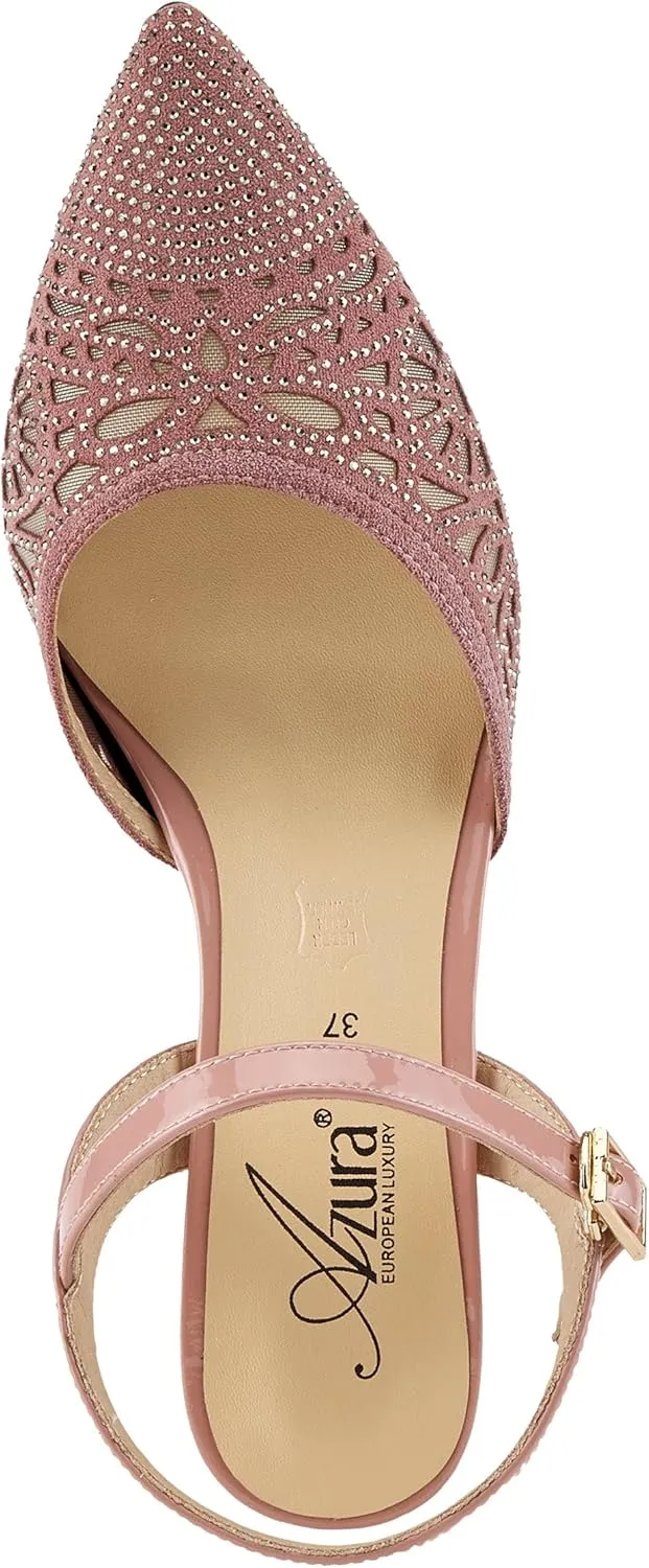 Azura Women's Delicate High Heel Sandal – Elegant Strappy Dress Shoes for Weddings, Parties & Formal Events – Comfortable Stiletto Heels with Adjustable Ankle Strap
