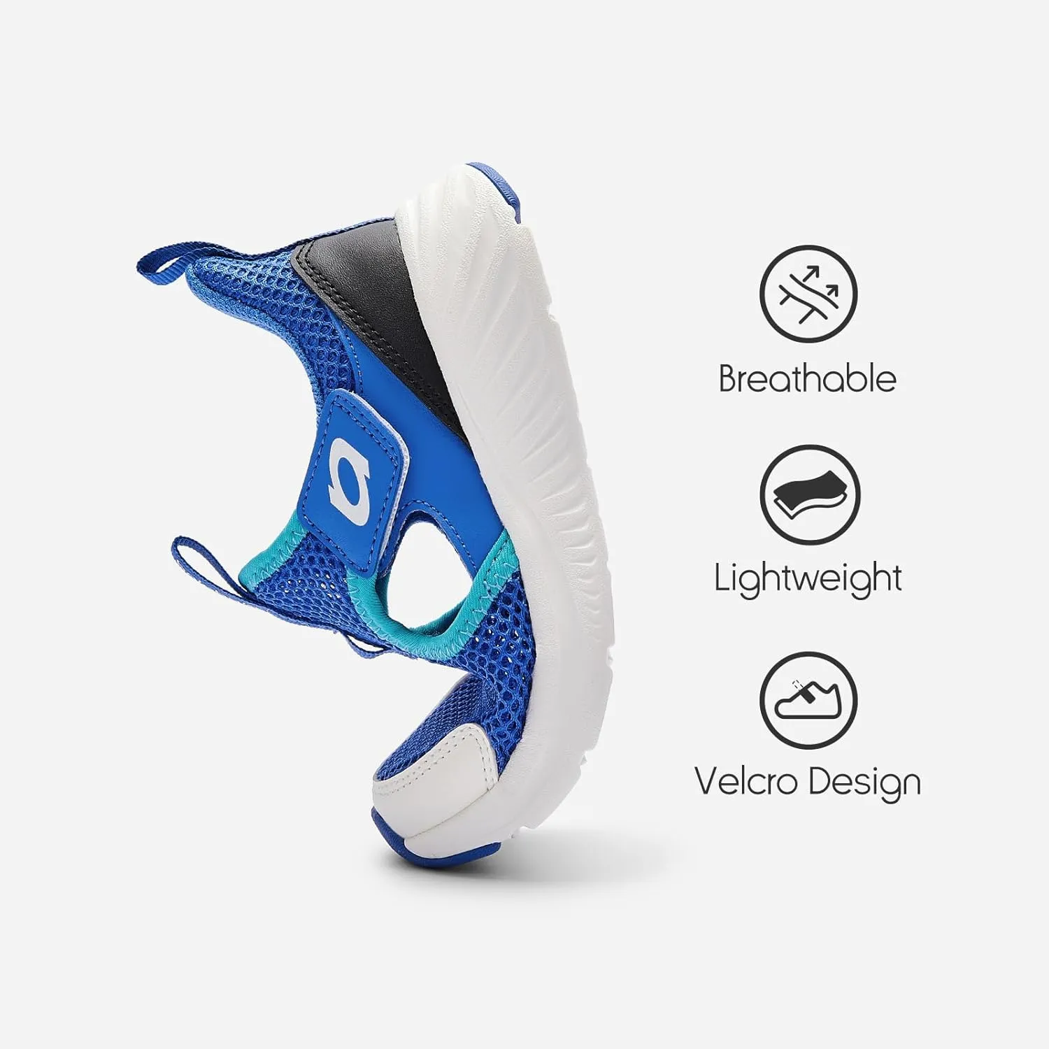 Balabala Kids Boys Girls Sneakers Lightweight Breathable Athletic Sports Running Tennis Shoes