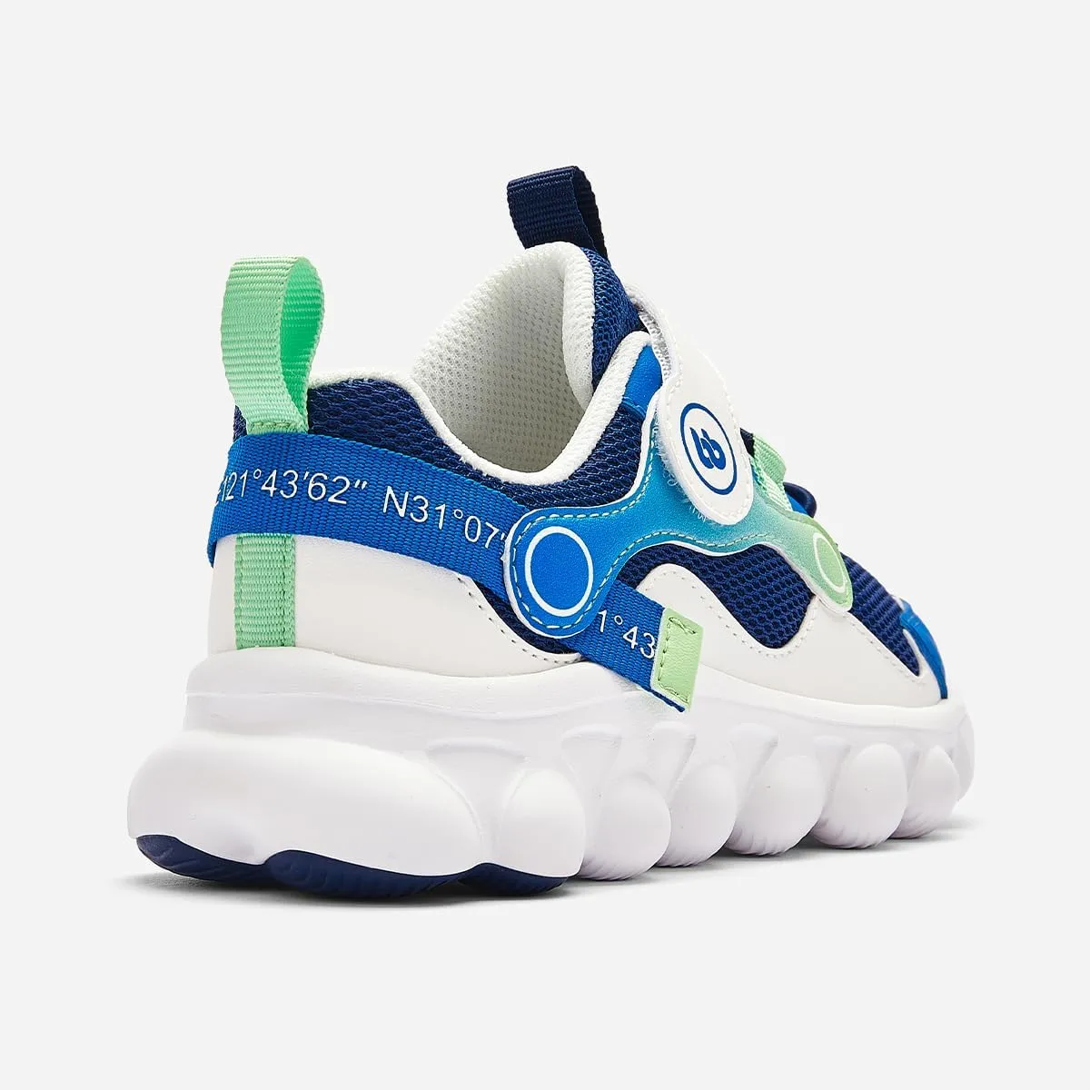 Balabala Unisex Kids Sneakers Boys Girls Running Tennis Shoes White Lightweight Breathable Athletic Sports
