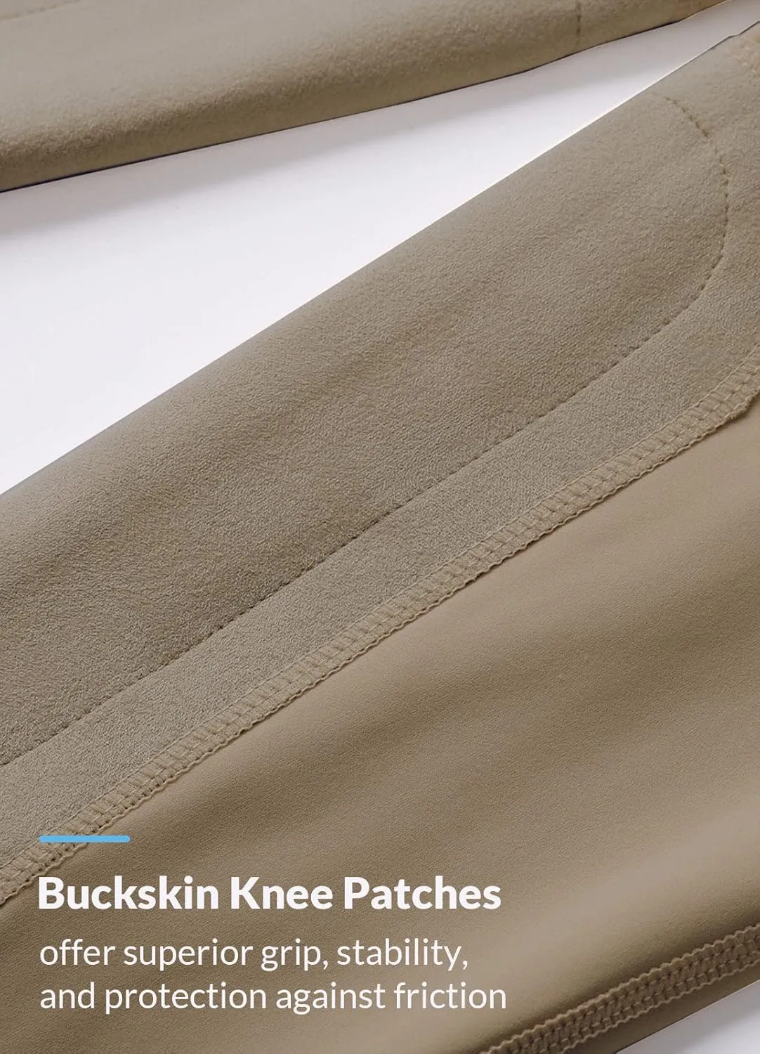 baleaf Girls Riding Pants Kids Equestrian Breeches Knee-Patch Zip Pocket Horseback Tights
