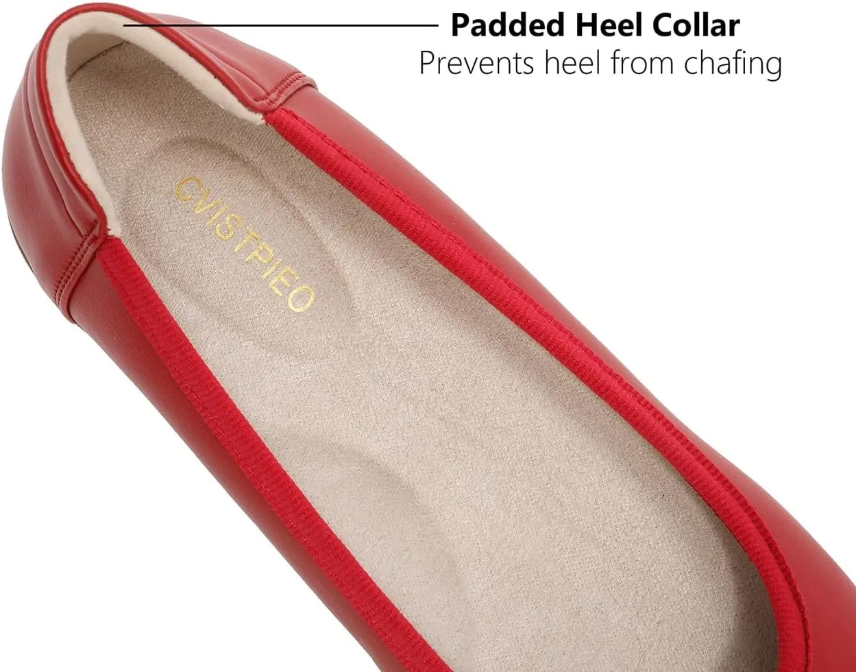 Ballet Flats Shoes for Women Dressy Casual Comfortable Lightweight Dress Shoes for Women Slip On Women's Flats Work Office
