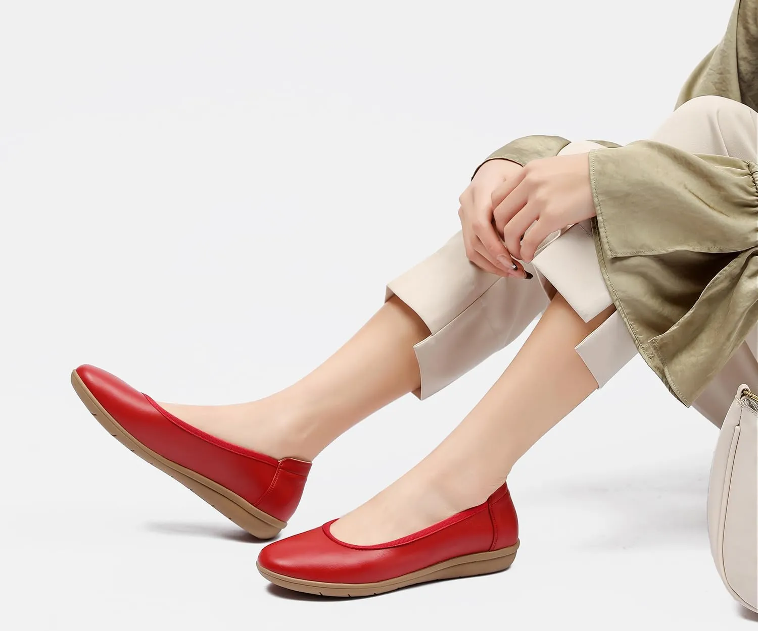 Ballet Flats Shoes for Women Dressy Casual Comfortable Lightweight Dress Shoes for Women Slip On Women's Flats Work Office