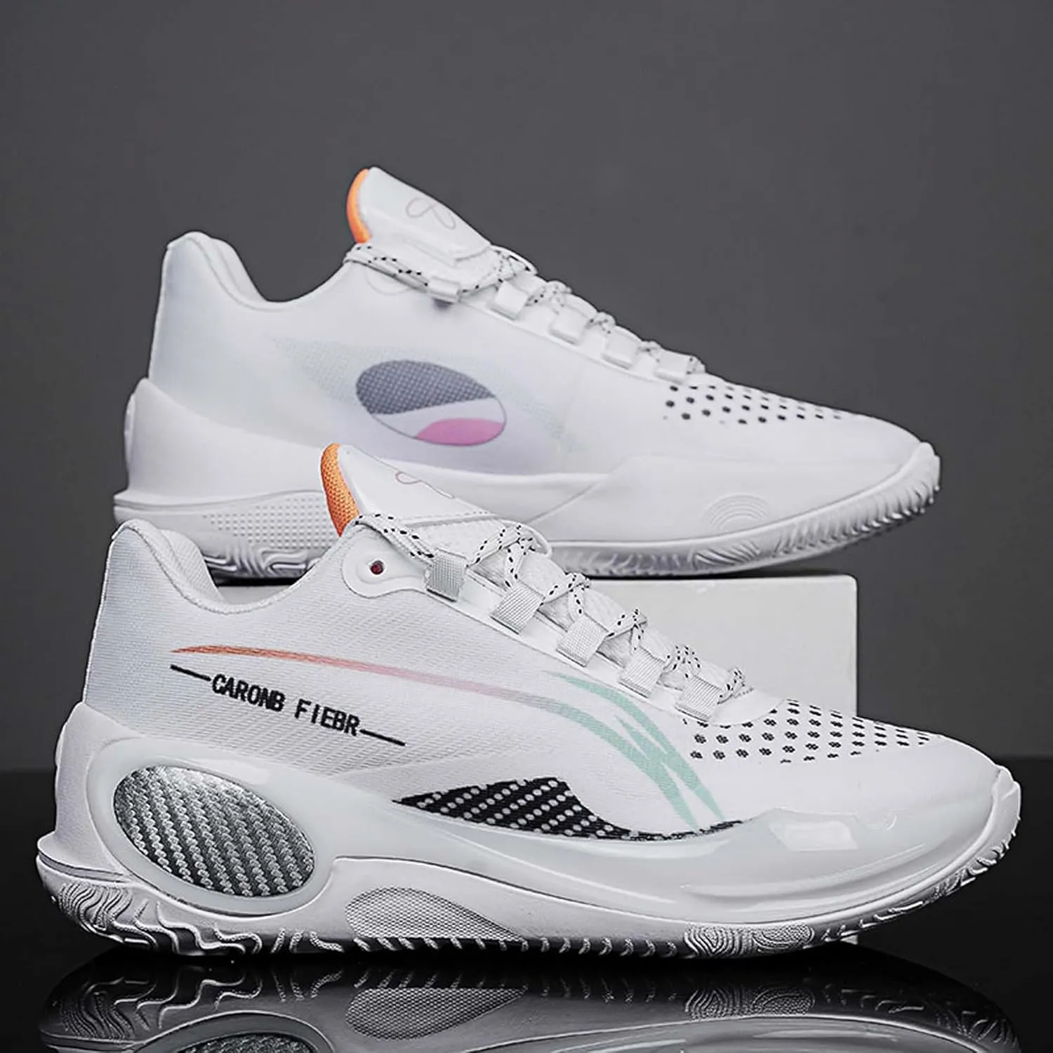 Basketball Men's Shoes Men's Fashion Sneakers Non-Slip Breathable Women's Tennis Running Shoes Street Personalized Sports Basketball Shoes