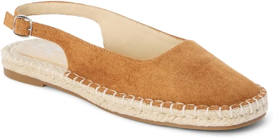 BEACH by Matisse Womens Juliet Espadrille Slingback Flats Casual - Brown