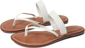 Bernardo Leia - Flats for Women - Leather Upper - Lightly Padded Insole - Open Toe - Man-Made Outsole