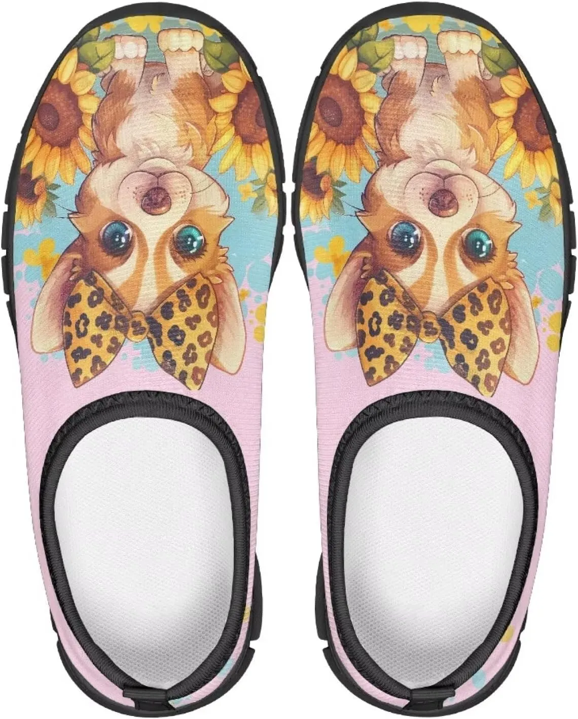 Big Kids Cute Casual Loafers Slip On Mesh Walking Shoes Art Pattern Comfortable Lightweight Kids Outdoor Travel Shoes for Boy Girl US Size 11-15