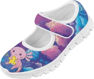 BIGCARJOB Mary Janes Sneakers for Girls Tennis Shoes School Uniform Shoes Kids Flats Walking Shoes