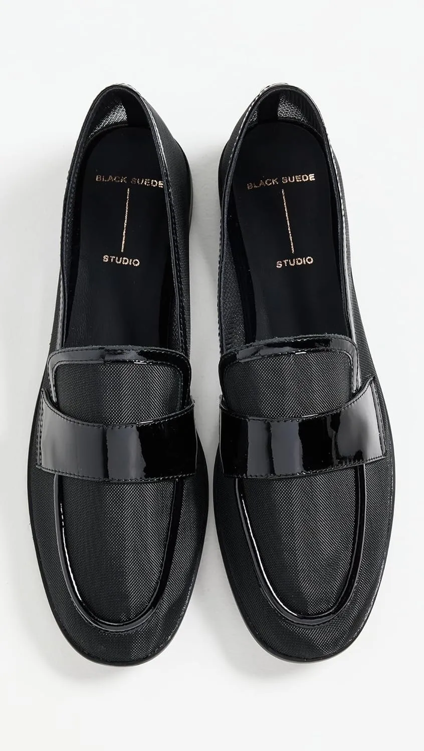 Black Suede Studio Women's Sola Flats