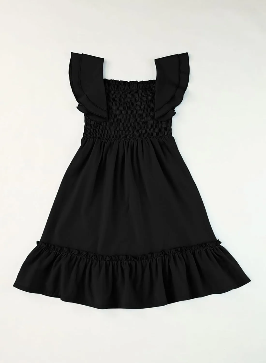 blibean Tween Girls Elegant Ruffle Sleeve Dresses Size 6-15 Years