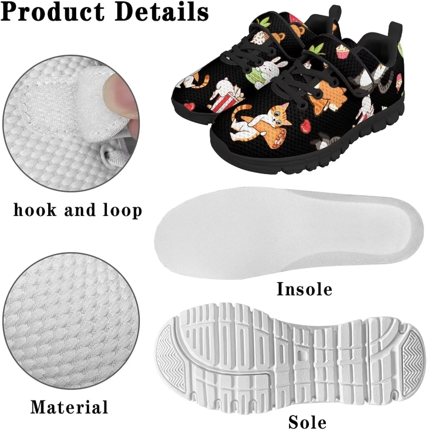 Boy's Single Buckle Sneakers,Teen Girl Anti-Skid Spring Walking Shoes Wear Resistant Sneakers for Jogging Cycling