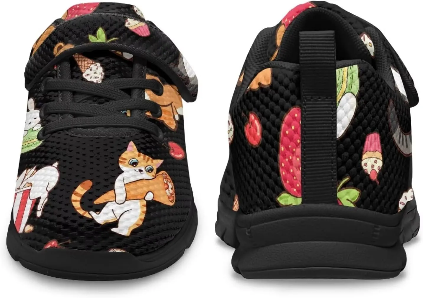 Boy's Single Buckle Sneakers,Teen Girl Anti-Skid Spring Walking Shoes Wear Resistant Sneakers for Jogging Cycling