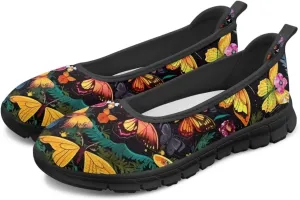 Butterfly Athletic Sneakers Walking Tennis Shoes Women's Fashion Low Cut Sneaker Causal Dressy Loafers for Workout Comfort Lightweight Mesh Shoe