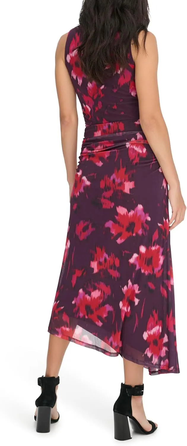Calvin Klein Women's Printed Angle Hem Skirt