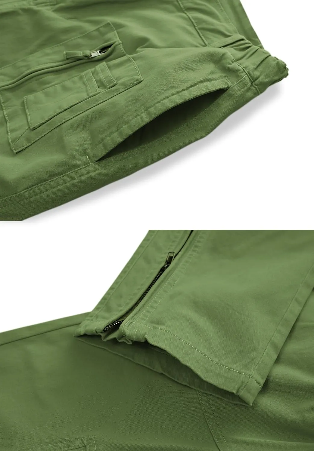 Cargo Hiking Pants for Women Tactical Baggy Pants Women's Casual Y2K with 6 Zipper Pockets No Belt