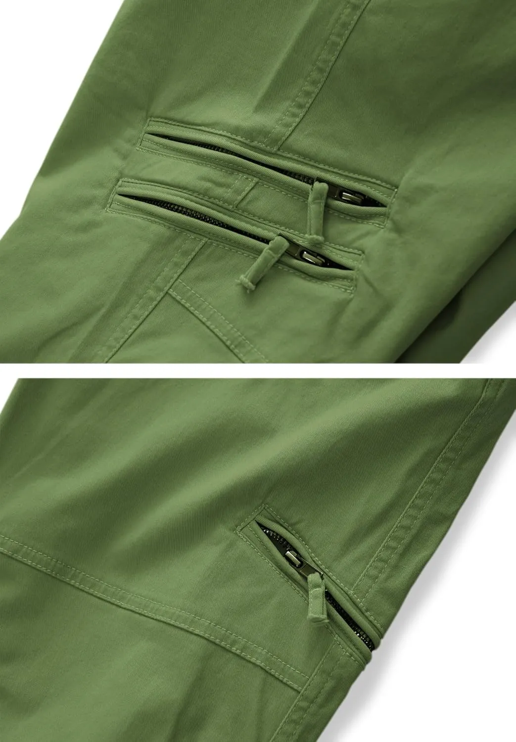 Cargo Hiking Pants for Women Tactical Baggy Pants Women's Casual Y2K with 6 Zipper Pockets No Belt