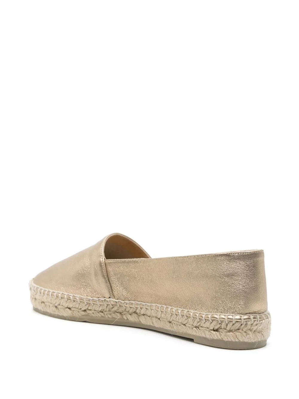 Castaner Golden Flat Espadrilles