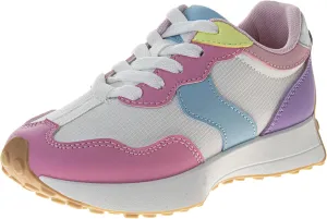 Casual Fashion Sneakers Lace Up Shoes - Kids Athletic Shoe Lightweight Breathable Tennis Running Sneaker (Sizes 12-13 Little Kid / 1-4 Big Kid)