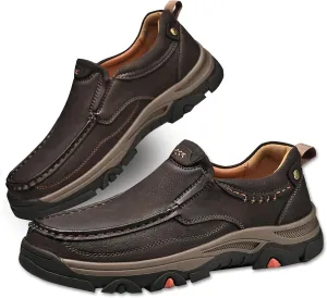 Casual Shoes for Men, Waterproof Oxfords Comfortable Walking Shoes, Lightweight Hiking Sneakers for Trekking Outdoor