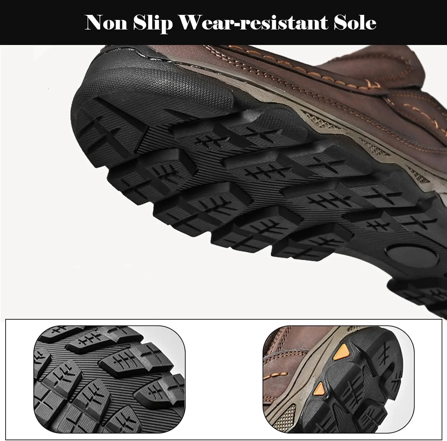 Casual Shoes for Men, Waterproof Oxfords Comfortable Walking Shoes, Lightweight Hiking Sneakers for Trekking Outdoor