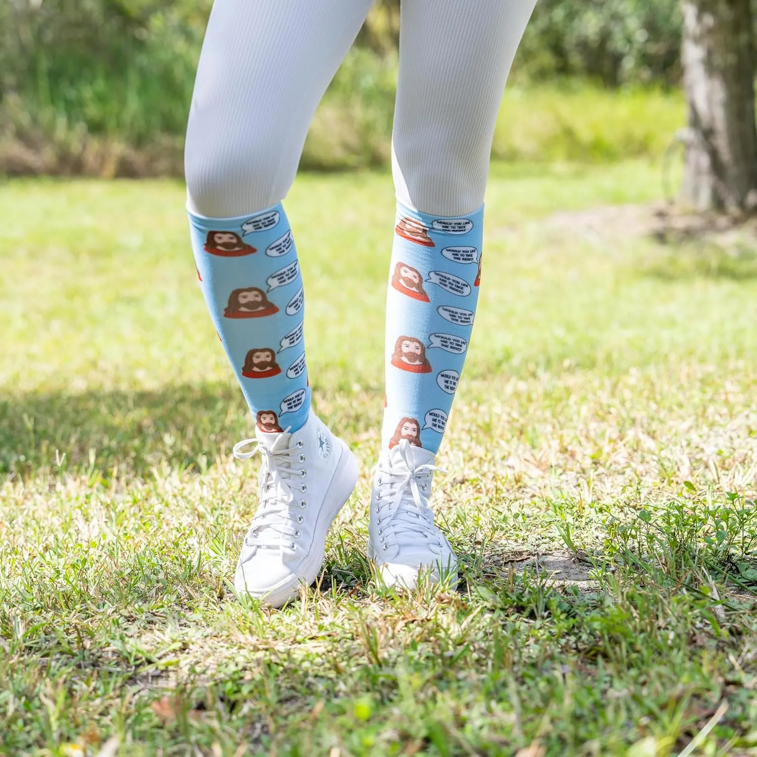 CHEVAUX Equestrian Boot Socks for Horse Riders, Tall Horse Socks, Equestrian Gifts, Riding Apparel (1 Pair)