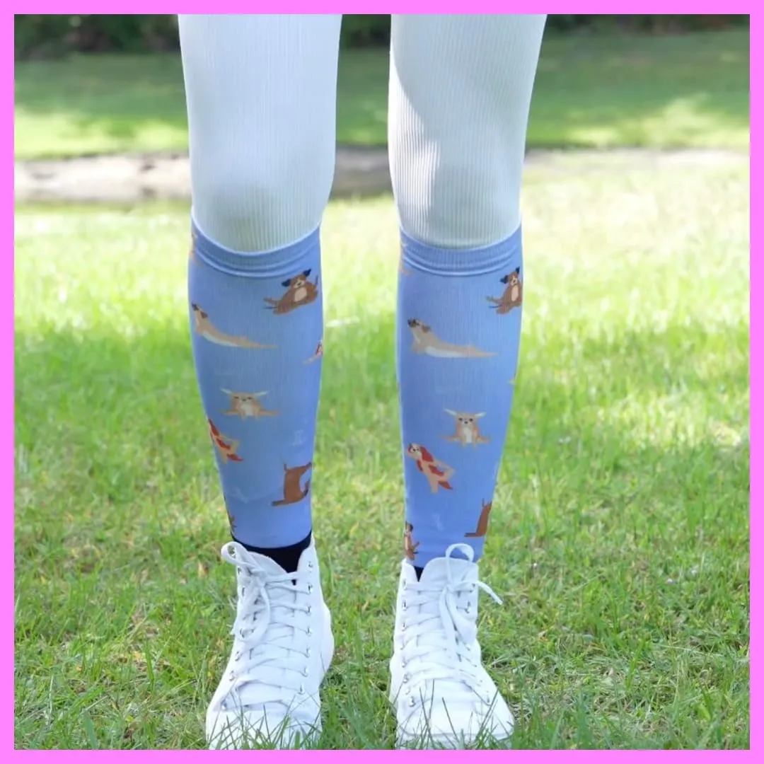 CHEVAUX Equestrian Boot Socks for Horse Riders, Tall Horse Socks, Equestrian Gifts, Riding Apparel (1 Pair)