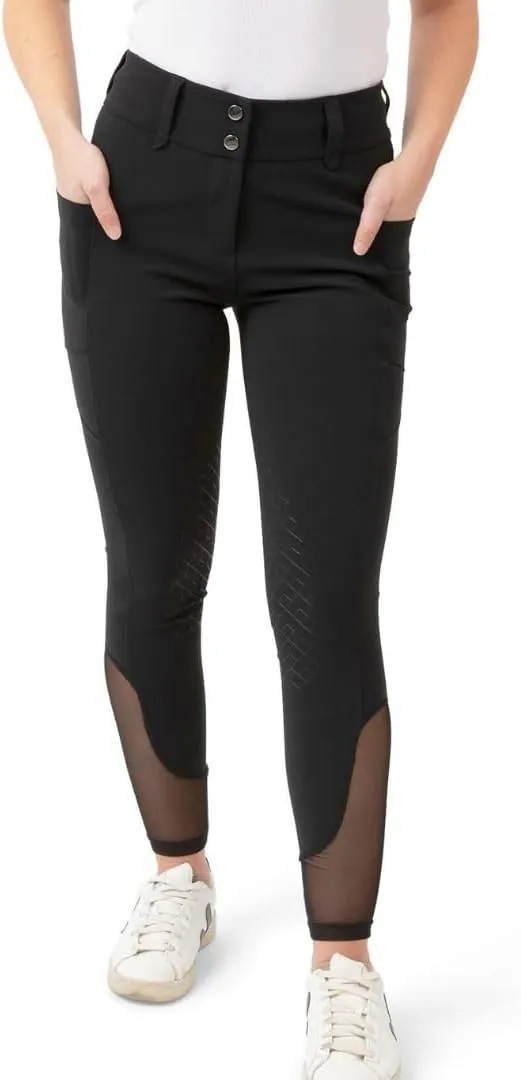 CHEVAUX *The Weekender* Premium Silicone Full Seat or Knee Patch Riding Breeches for Women, Sticky Seat Riding Breeches