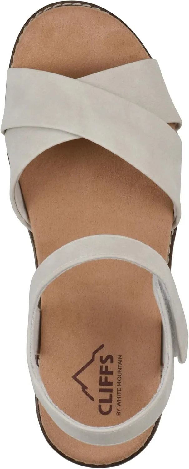 CLIFFS BY WHITE MOUNTAIN Women's Tinna Cork Wedge Sandal