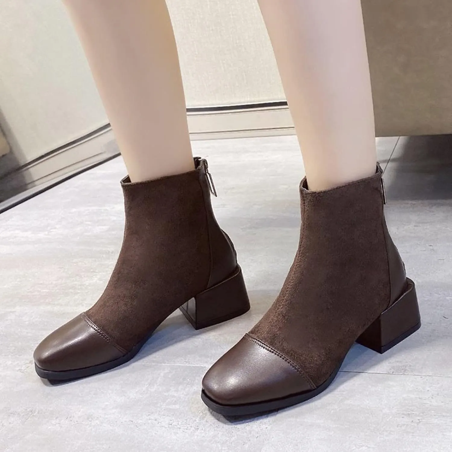 Comfortable Black Ankle Boots for Women Ankle Booties for Women Low Heel Born Flat Denim Boots for Women Ankle Booties Black Leather Booties Women Woman Ankle Boots Pink