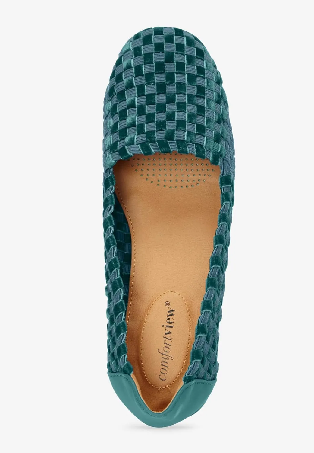 Comfortview Women's The Bethany Slip On Flat (Wide Widths Available)