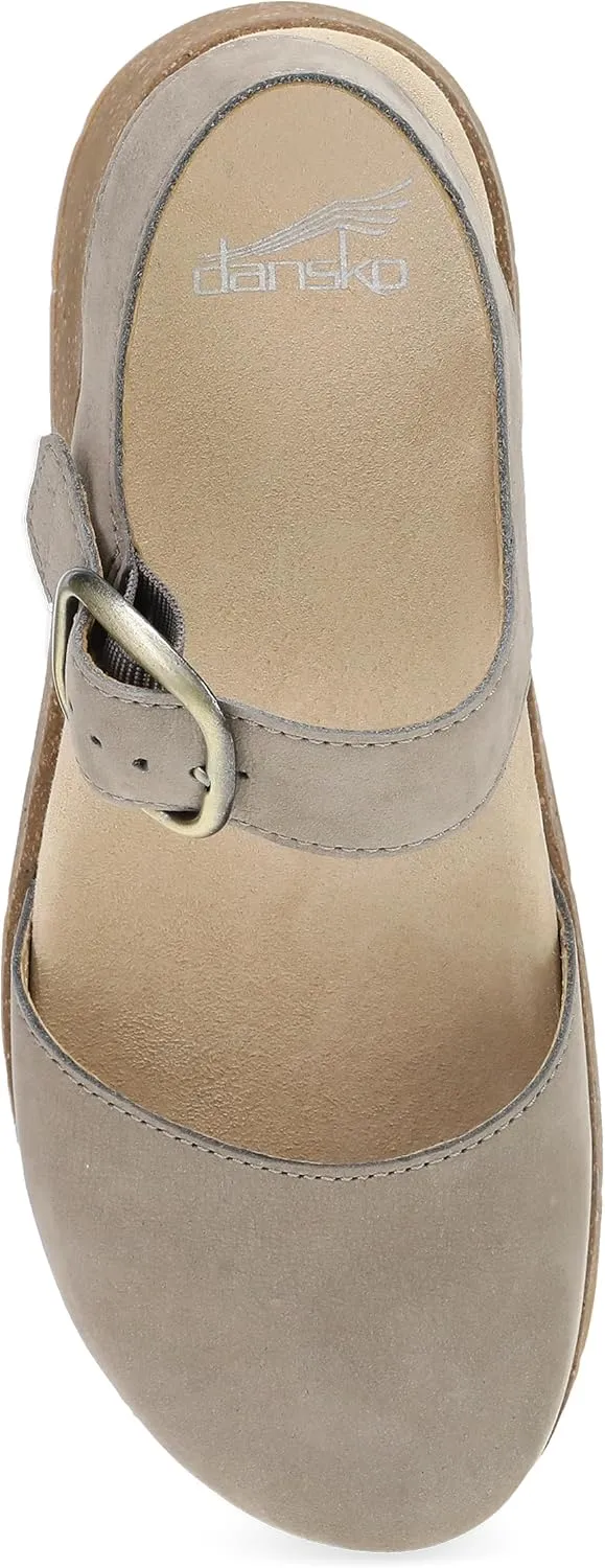 Dansko Brynlee Closed-Toe Platform Mary Jane for Women - Memory Foam and Suede Wrapped Footbed for an Extra Plush Comfort and Support