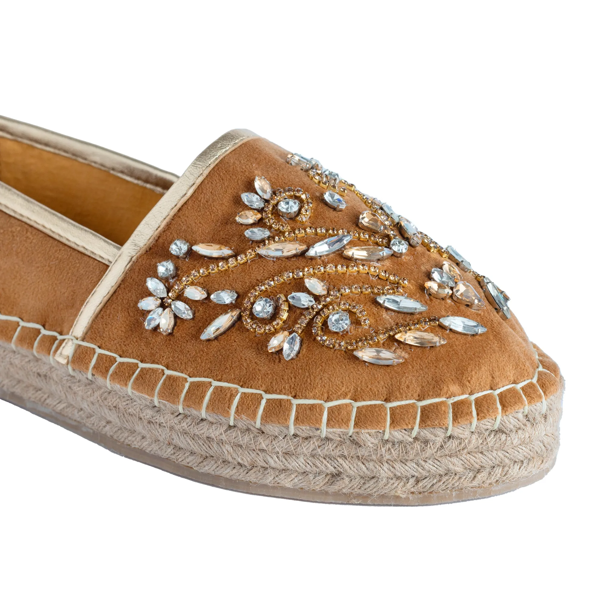 Diva Gold Espadrilles